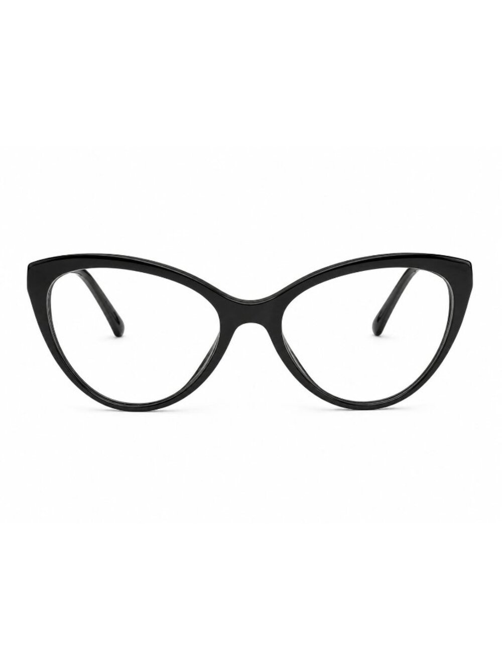 Chanel Cat Eye Eyeglasses Frames Black Acetate Italy BC26906647